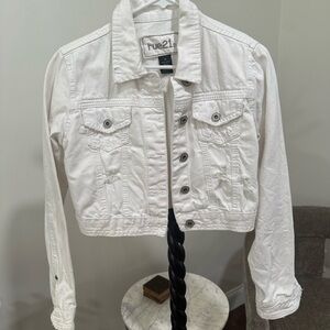 Rue21 Women's Crisp White Jean Jacket
